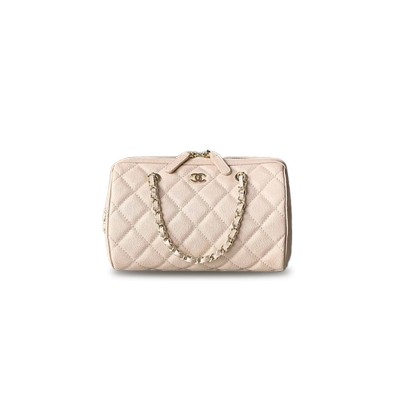 CHANEL BOSTON BOWLING BAG (18.5*11.5*11cm) 